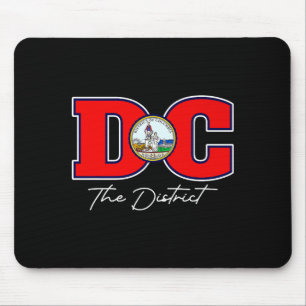 Het district Washington DC-vakantiesouvenir VS Muismat