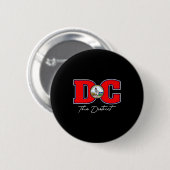 Het district Washington DC vakantiesouvenir VS Ronde Button 5,7 Cm (Voorkant /achterkant)