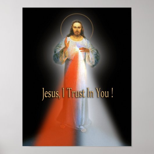 HET DIVINE MERCY AFBEELDING. POSTER (Voorkant)