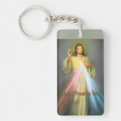 HET DIVINE MERCY AFBEELDING SLEUTELHANGER (Voorkant)