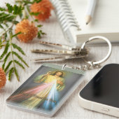 HET DIVINE MERCY AFBEELDING SLEUTELHANGER (Voorkant Rechts)