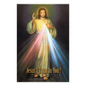 HET DIVINE MERCY DEVOTIONAL AFBEELDING FOTO AFDRUK (Voorkant)