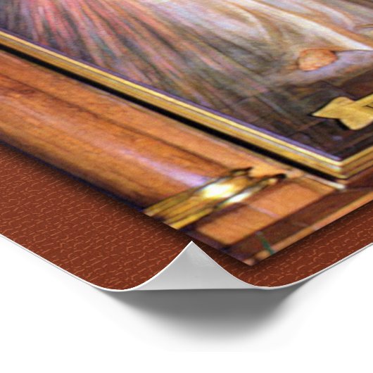 HET DIVINE MERCY DEVOTIONAL AFBEELDING (ORIGINEEL) POSTER (Hoek)