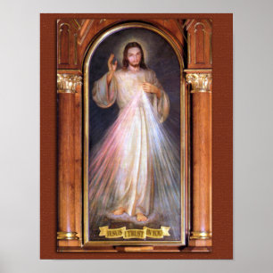 HET DIVINE MERCY DEVOTIONAL AFBEELDING (ORIGINEEL) POSTER