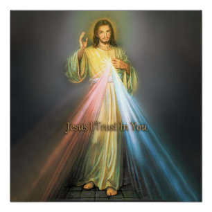 HET DIVINE MERCY DEVOTIONAL AFBEELDING POSTER