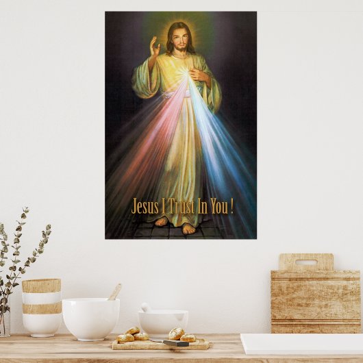 HET DIVINE MERCY DEVOTIONAL AFBEELDING POSTER (Keuken)