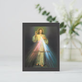 HET DIVINEMERCY DOOR HET DEVOTIONELE AFBEELDING EK BRIEFKAART (Staand voorkant)