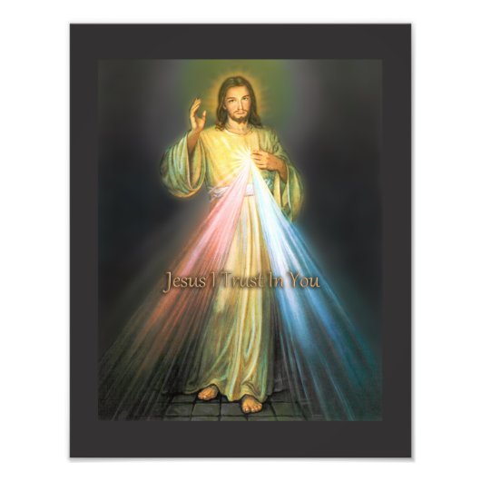 HET DIVINEMERCY DOOR HET DEVOTIONELE AFBEELDING EK FOTO AFDRUK (Voorkant)