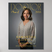 Het Doctor Chic Doctoral Afstuderen Photo Magazine Folie Afdrukken (Voorkant)