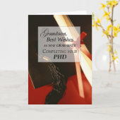 Het DOCTORAAT van de kleinzoon, Doctoraatstitel, Kaart (Gele Bloem)