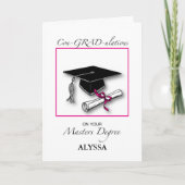 Het Doctorale Examen van de Naam van de douane, Kaart (Voorkant)