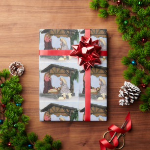 Het Document van het Dorp van Kerstmis van de Cadeaupapier