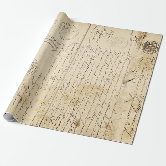 Het document van het manuscript Meubilair ontkoppe Cadeaupapier (Uitgerold)