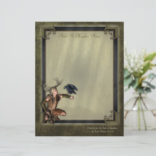 Het document voor het schrijven van stappen (Staand voorkant)