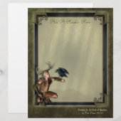 Het document voor het schrijven van stappen (Voorkant / Achterkant)