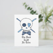 Het dode vaartuig nr. Tales (blauw) Briefkaart (Staand voorkant)