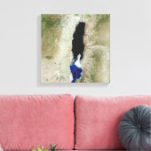 Het dode Zee Canvas Afdruk (Insitu (Woonkamer))