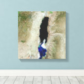 Het dode Zee Canvas Afdruk (Insitu (Houten vloer))
