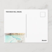 HET DODE ZEE, ISRAEL BRIEFKAART (Achterkant)