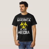 Het dodelijkste virus in Amerika is de media T-shirt (Voorkant volledig)