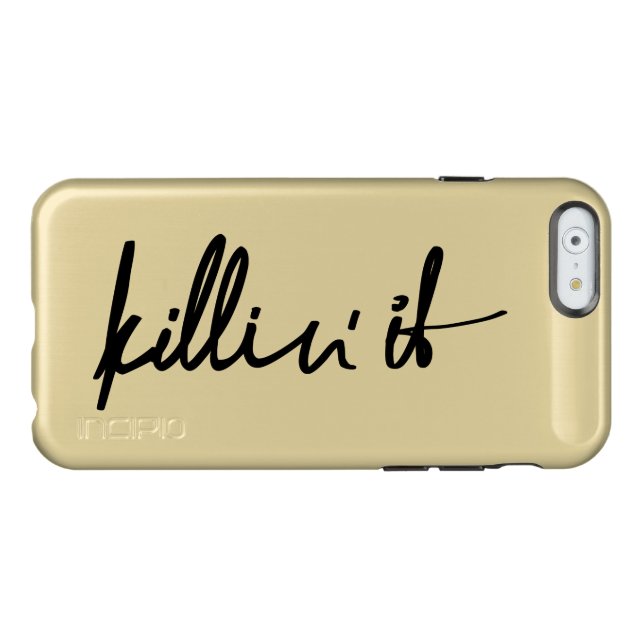 het doden incipio iPhone hoesje (Achterkant Horizontaal)