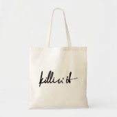 het doden tote bag (Voorkant)