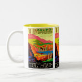 Het doden van  Chinese reisposter. Tweekleurige Koffiemok (Links)