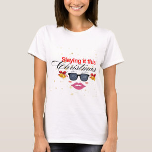 Het doden van deze kerst Vrouwen & Boss Lady T-shirt