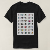 het doden van villanelle mode ziet er versie 6 uit t-shirt (Design voorkant)