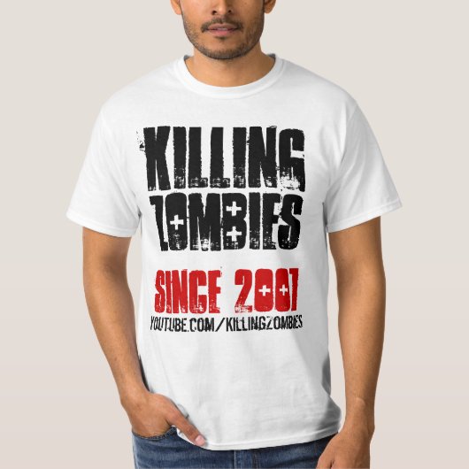 Het doden van Zombies EST. 2007 T-shirt (Voorkant)