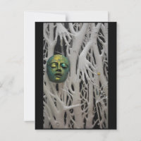 Het dodenmasker van de oude beroemdheid