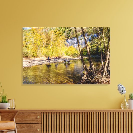 Het doek van de Buffalo Canvas Afdruk (Insitu (Woonkamer))