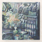 Het doel is bereikt, Singapore Glazen Onderzetter (Voorkant)