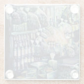 Het doel is bereikt, Singapore Glazen Onderzetter (Achterkant)