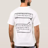 Het doel t-shirt (Achterkant)