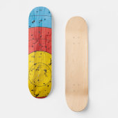 Het doel van de boogschieten dicht met vele pijlga skateboard (Voorkant)