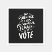 Het doel van deze post menopauzale Harris Walz Servet (Voorkant)