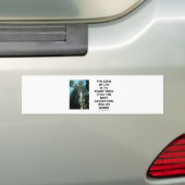 Het doel van het leven is om de bomen van de volge bumpersticker (Op auto)