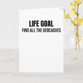 Het doel van het leven vindt al Geocaches| Geocach Kaart (Gele Bloem)