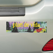 Het doel van het leven Volg je doelplan de vida Bumpersticker (Op auto)
