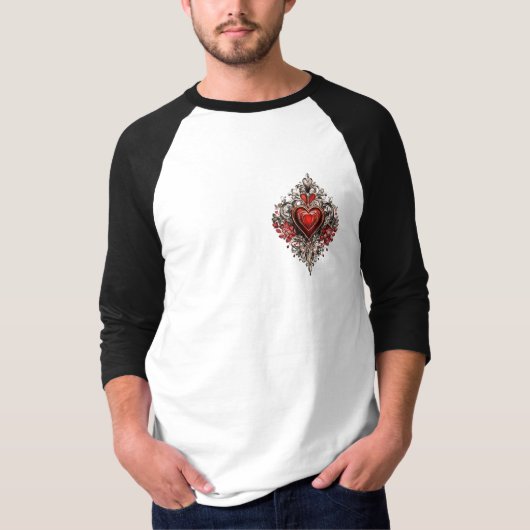 Het doel van Love - Traditional Tattoo Flash T-shirt (Voorkant)