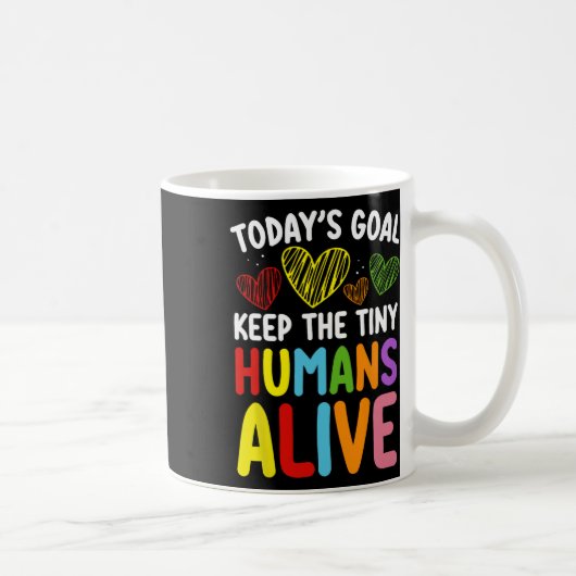 Het doel van vandaag is om de Tiny Human Alive Sch Koffiemok (Rechts)