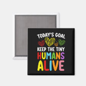 Het doel van vandaag is om de Tiny Human Alive Sch Magneet (Voorkant / Achterkant)