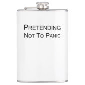 Het doen alsof je niet in paniek bent - de heupkol heupfles (Voorkant)