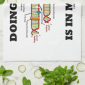 Het doen van alles zit in mijn DNA (DNA-replicatie Theedoek (Gevouwen)