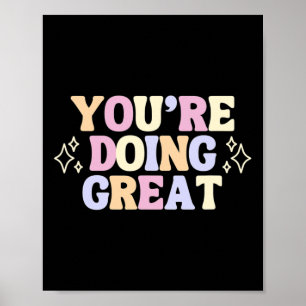 Het doen van grote Geestelijke Gezondheid Bewustzi Poster