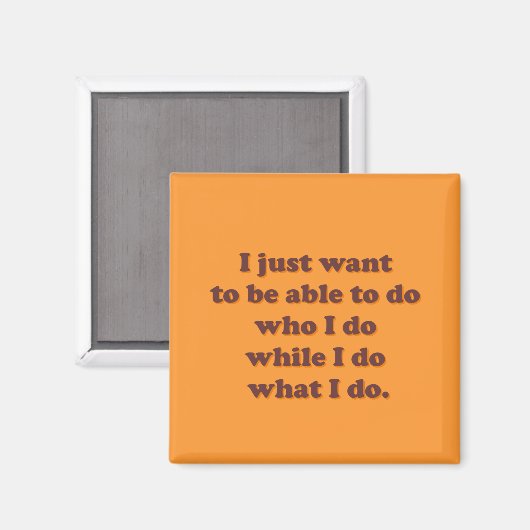 Het doen van het Magnet (Voorkant / Achterkant)