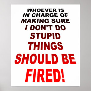 Het doen van stoute dingen Funny Poster