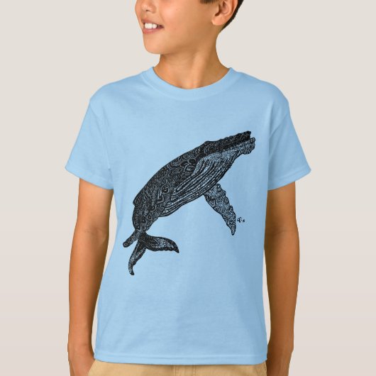 Het doen van zeer walvis in deze Kinderen T T-shirt (Voorkant)
