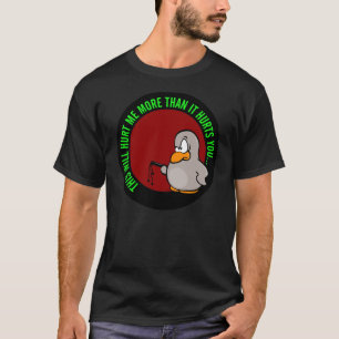Het doet me pijn om je op prestatieverbetering te t-shirt